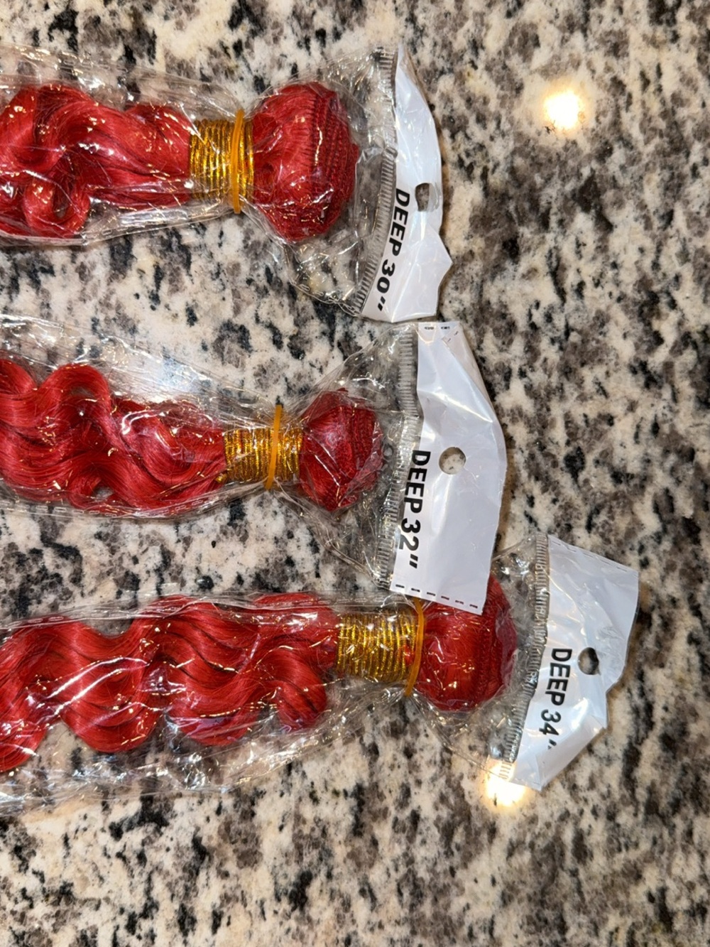 Red Deep Wave Weave Bundle - Picture 3 of 3